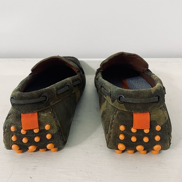 Johnnie-O Getaway Driver Camo Casual Slip On Mocs Moccasins Shoes Men’s Size 12M - Picture 9 of 14
